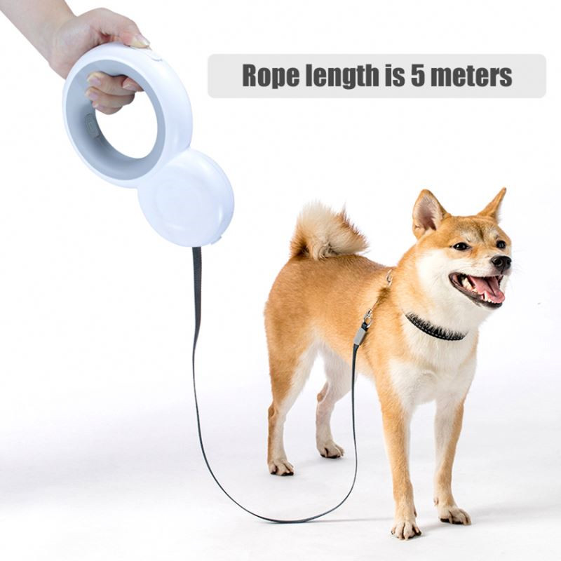 Leash ya Mbwa Inayoweza Kuvaliwa yenye Mwangaza wa Taa ya LED (1)